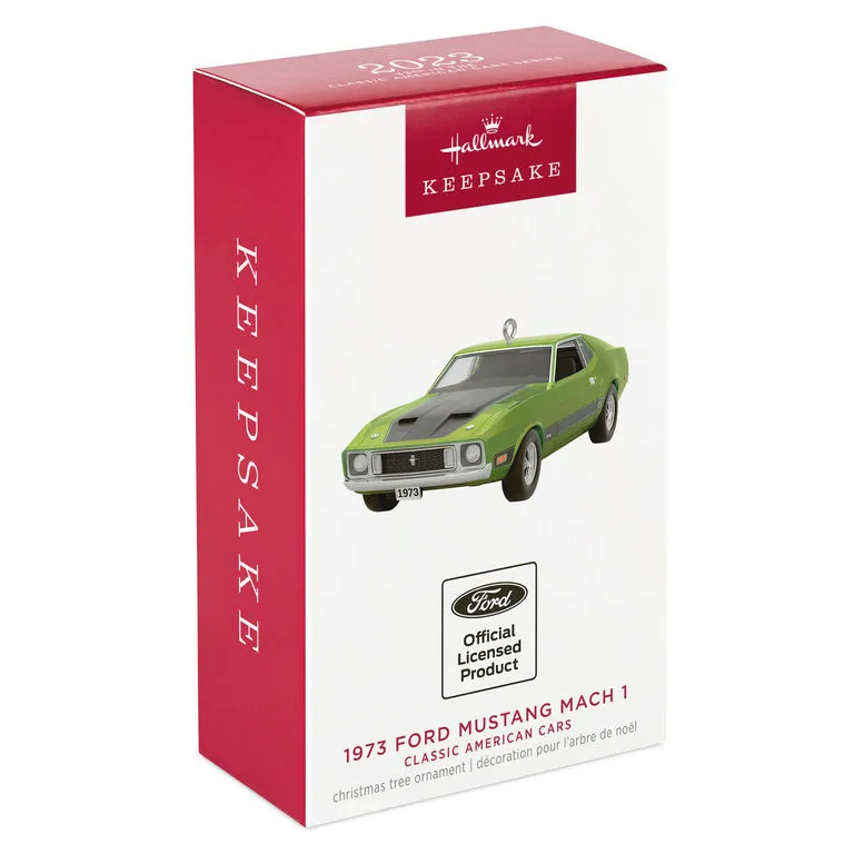 Hallmark Classic American Cars 1973 Ford Mustang Mach 1 2023 Metal Ornament 4 Hallmark Classic American Cars 1973 Ford Mustang Mach 1 2023 Metal Ornament - Image 4