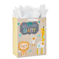 Hallmark 13" Welcome Baby 3-Pack Assorted Gift Bags With Tissue 14 Hallmark 13" Welcome Baby 3-Pack Assorted Gift Bags With Tissue -Hallmark Store Welcome Baby 3Pack Assorted Large Gift Bags Tissue 5EGB6421 07