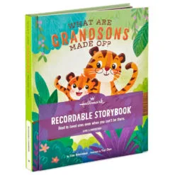 Hallmark What Are Grandsons Made Of? Recordable Storybook -Hallmark Store What Are Grandsons Made Of Recordable Storybook 1KOB1230 05