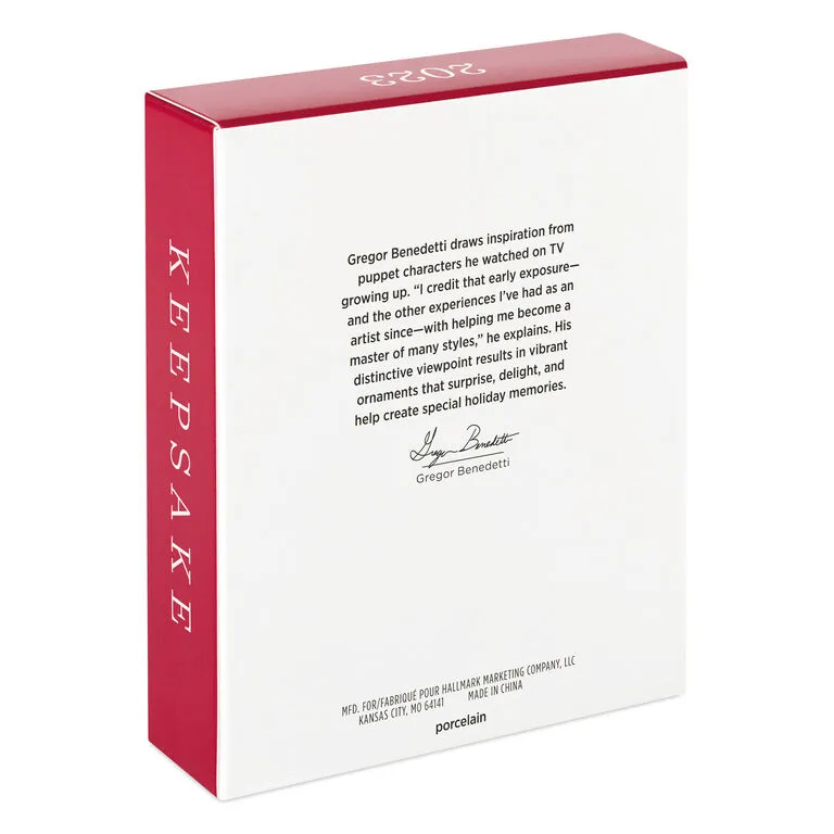 Hallmark Snowflake 2023 Porcelain Ornament 5 Hallmark Snowflake 2023 Porcelain Ornament - Image 5