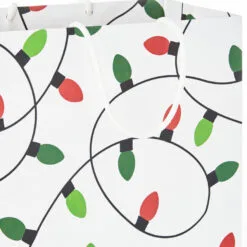 Hallmark Merry Mix 8-Pack Christmas Gift Bags, Assorted Sizes And Designs 10 Hallmark Merry Mix 8-Pack Christmas Gift Bags, Assorted Sizes And Designs -Hallmark Store White and Kraft Paper Assortment Christmas Gift Bags 5XGB1410 05