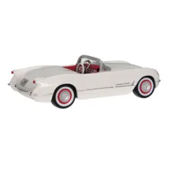 Hallmark 1953 Chevrolet® Corvette® 70th Anniversary 2023 Metal Ornament -Hallmark Store White and Red Corvette Car Keepsake Ornament 2199QXE3247 06