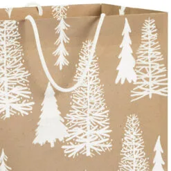 Hallmark Christmas Kraft 8-Pack Holiday Gift Bags, Assorted Sizes And Designs 9 Hallmark Christmas Kraft 8-Pack Holiday Gift Bags, Assorted Sizes And Designs -Hallmark Store White on Kraft Paper Assortment Christmas Gift Bags 5XGB1417 04