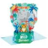 Hallmark Wild Animal Party Boxed Pop-Up Birthday Cards, Pack Of 8