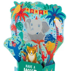 Hallmark Wild Animal Party Boxed Pop-Up Birthday Cards, Pack Of 8 10 Hallmark Wild Animal Party Boxed Pop-Up Birthday Cards, Pack Of 8 -Hallmark Store Wild Animal Party PopUp Boxed Birthday Cards 5STZ1174 04