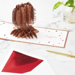 Hallmark Willow Tree You And Me Always 3D Pop-Up Love Card 13 Hallmark Willow Tree You And Me Always 3D Pop-Up Love Card -Hallmark Store Willow Tree You Me Always Wood 3D PopUp Love Card 1499LAD2736 06
