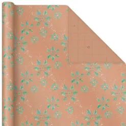 Hallmark Winter Nature Kraft Prints 3-Pack Christmas Wrapping Paper, 90 Sq. Ft. -Hallmark Store Winter Nature 3Pack Christmas Wrapping Paper 5JXW1051 07