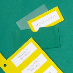 Hallmark Bright Citrus Customizable Recipe Organizer Book -Hallmark Store Yellow Pink Lemon Floral 3Ring Recipe Book 1TOG1033 04