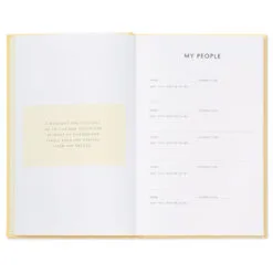 Hallmark While I Was Waiting Prompted Pregnancy Journal -Hallmark Store Yellow Prompted Pregnancy Journal 1BBA4141 04