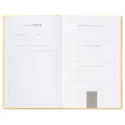 Hallmark While I Was Waiting Prompted Pregnancy Journal -Hallmark Store Yellow Prompted Pregnancy Journal 1BBA4141 05