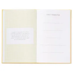 Hallmark While I Was Waiting Prompted Pregnancy Journal -Hallmark Store Yellow Prompted Pregnancy Journal 1BBA4141 06