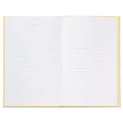 Hallmark While I Was Waiting Prompted Pregnancy Journal -Hallmark Store Yellow Prompted Pregnancy Journal 1BBA4141 07