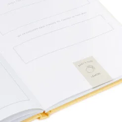 Hallmark While I Was Waiting Prompted Pregnancy Journal -Hallmark Store Yellow Prompted Pregnancy Journal 1BBA4141 11