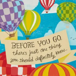Hallmark 16" Hot Air Balloons Pop-Up Jumbo Goodbye Card -Hallmark Store Youll Be Missed Balloon Goodbye Card 1499CBG1018 05