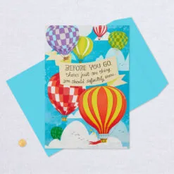 Hallmark 16" Hot Air Balloons Pop-Up Jumbo Goodbye Card -Hallmark Store Youll Be Missed Balloon Goodbye Card 1499CBG1018 06