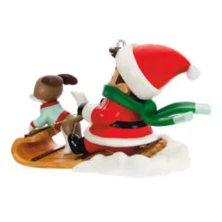 Hallmark Young Santa Ornament 11 Hallmark Young Santa Ornament -Hallmark Store Young Santa With Dog Keepsake Ornament 2199QXR8117 06