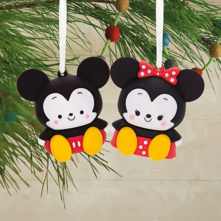 Hallmark Store -Hallmark Store Mickey and Minnie Christmas Ornaments 3HCM2402 02